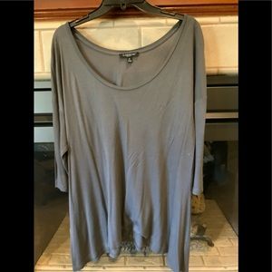 Grey knit tunic